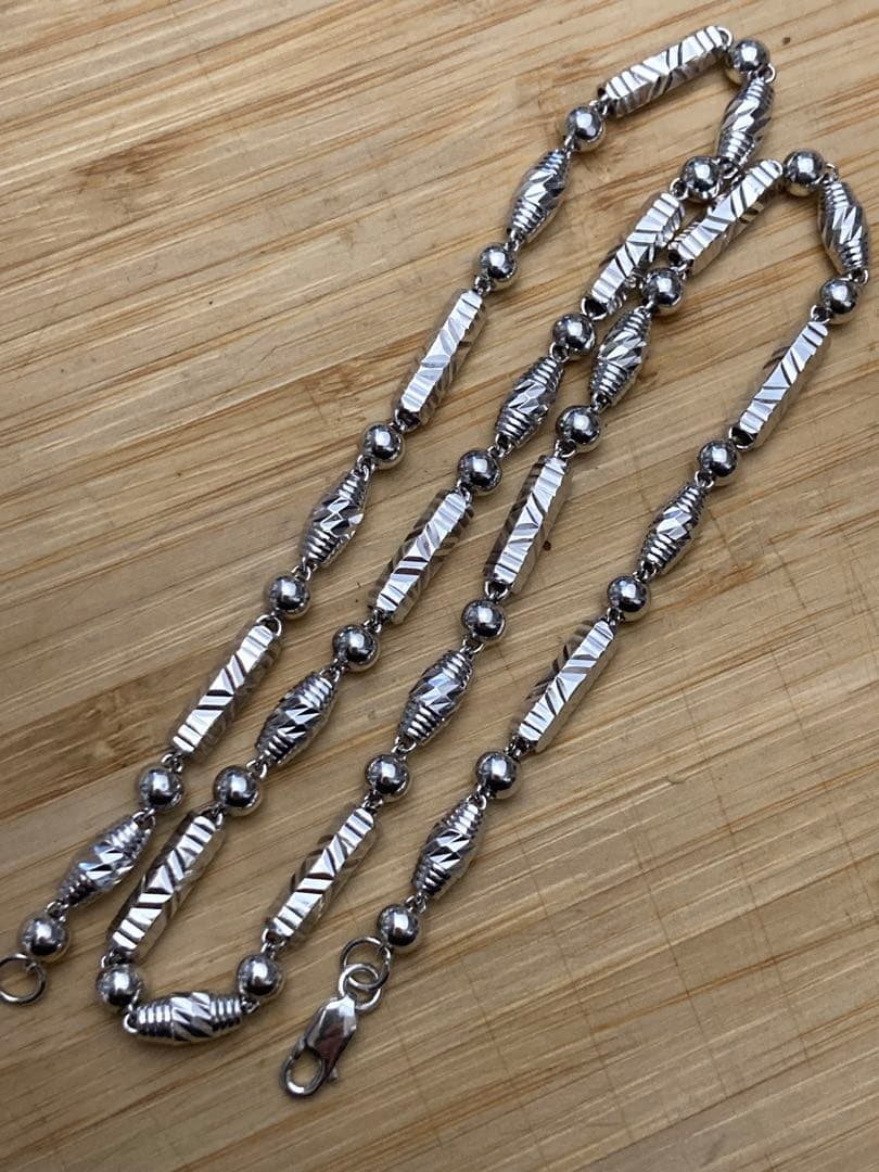 00s old avalanche silver 925 中空 カットチェーン