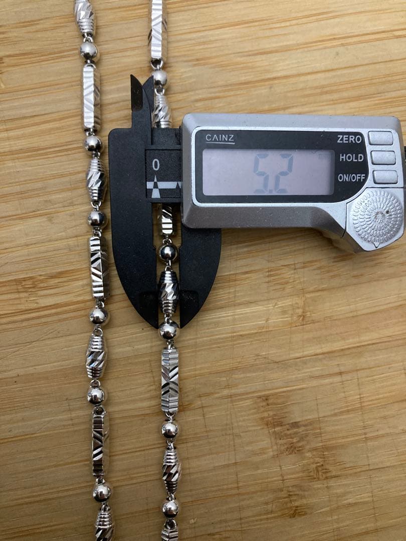 00s old avalanche silver 925 中空 カットチェーン