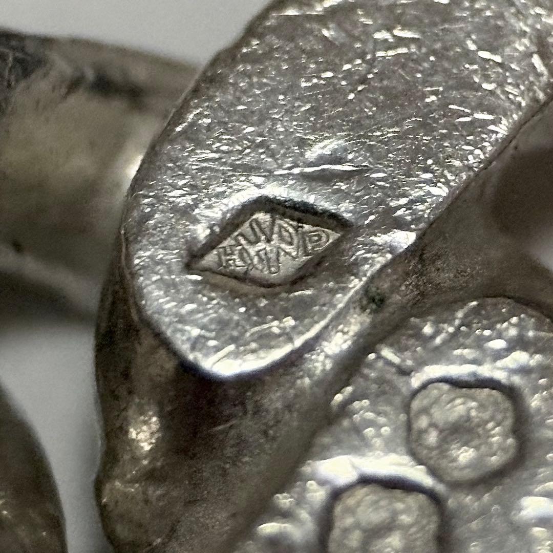 Special 60's French シルバー800 IDブレスレット 蟹刻印