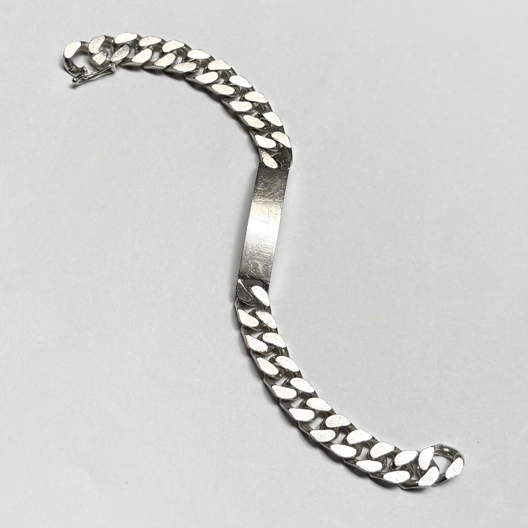 Special 60's French シルバー800 IDブレスレット 蟹刻印
