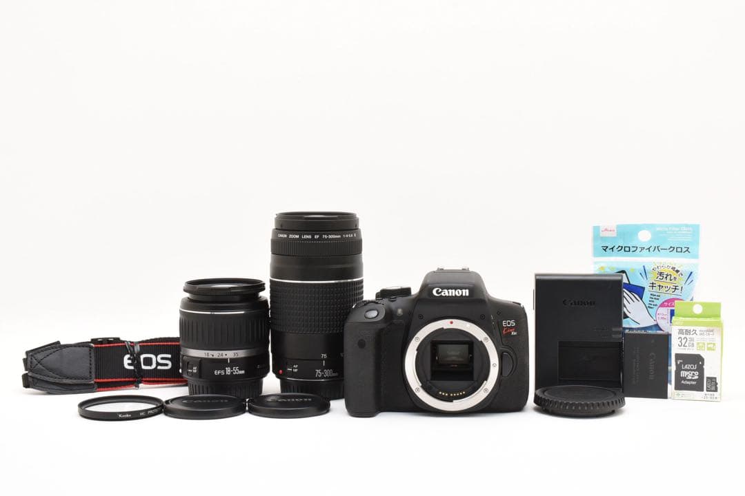 美品 Canon EOS Kiss X8i ダブルズームセット Wi-Fi搭載