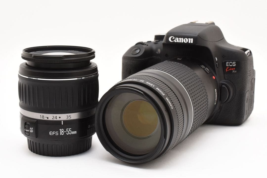 美品 Canon EOS Kiss X8i ダブルズームセット Wi-Fi搭載
