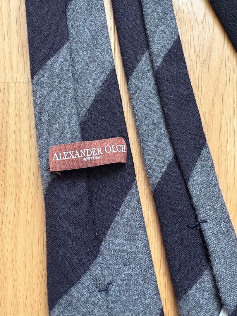 最終特価美品USA製アレキサンダーオルチALEXANDER OLCHネクタイ4本