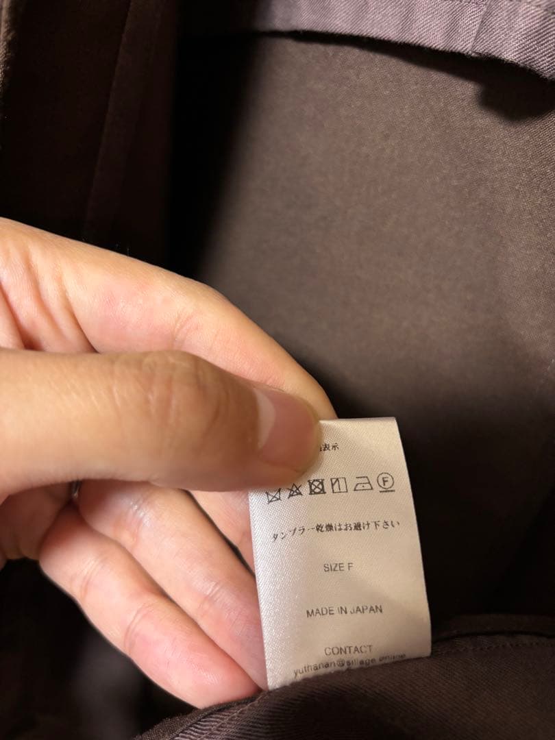 sillage blazer ブレザー　ブラウン