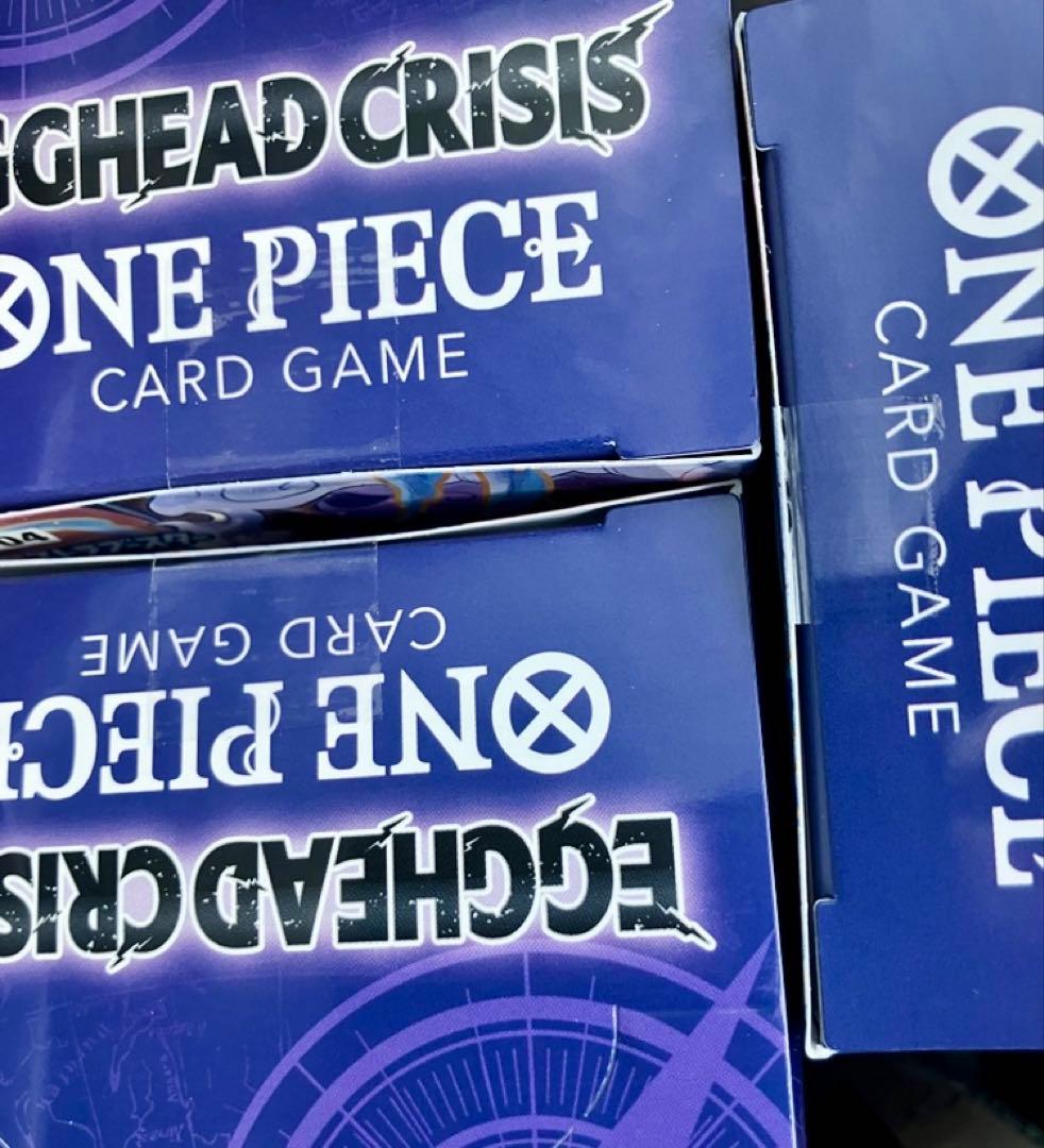 【未開封テープ付き3箱】エッグヘッド クライシス ワンピースカードゲーム