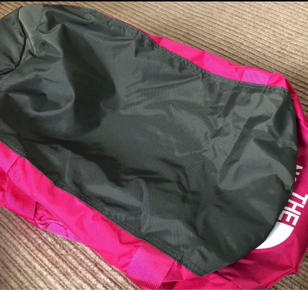 一度のみ使用　ノースフェイス　ナイロンダッフル　キッズ　ボストンバッグ30L