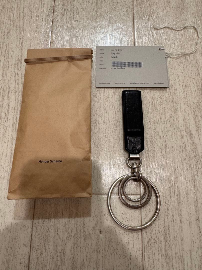 Hender Scheme レザーキークリップ