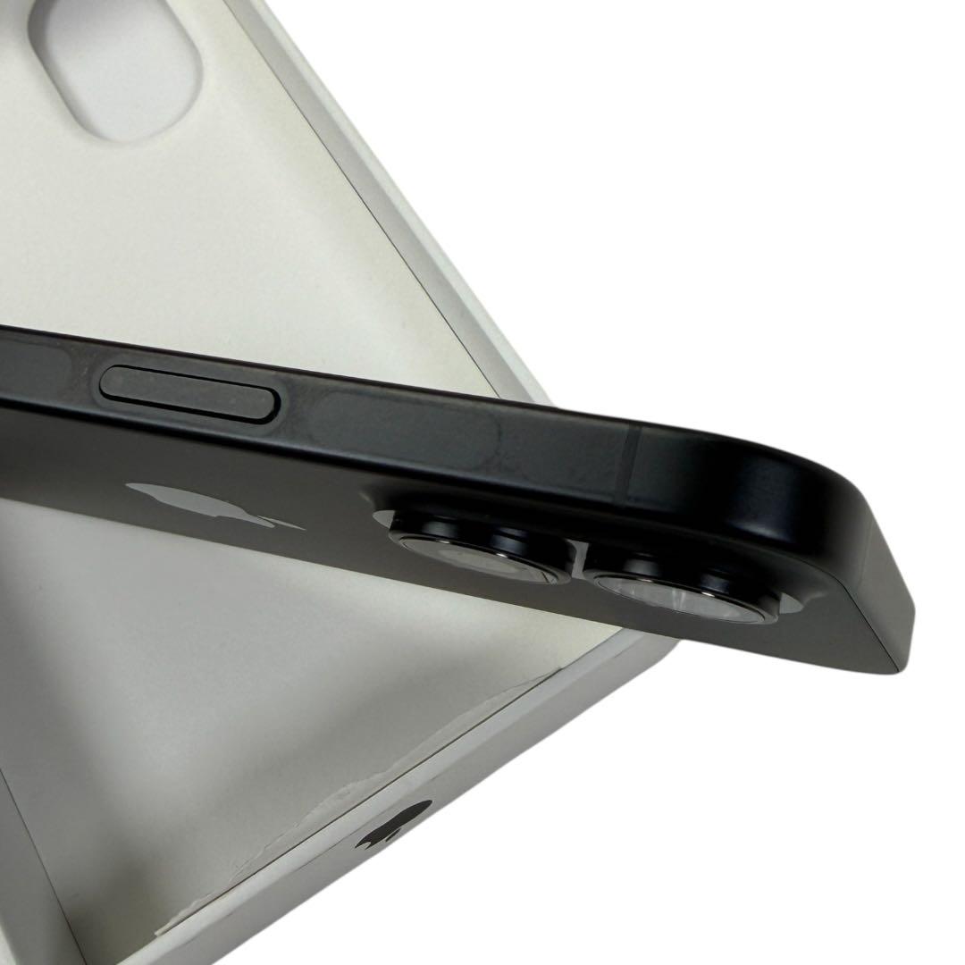 【美品】iPhone16 ブラック128GB SIMフリー 電池96% 延長保証