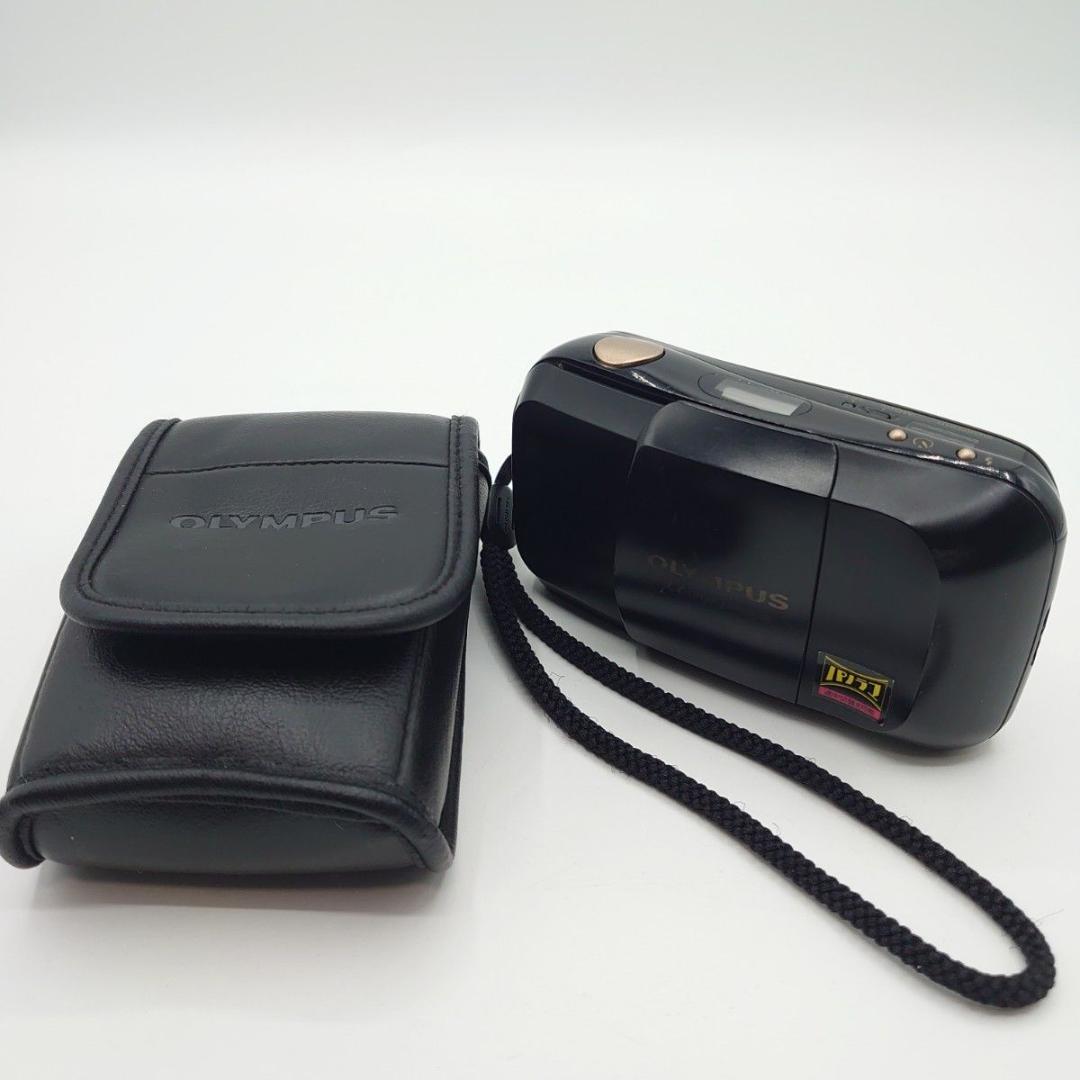 OLYMPUS コンパクトフィルムカメラ mju パノラマ ブラック　ケース付