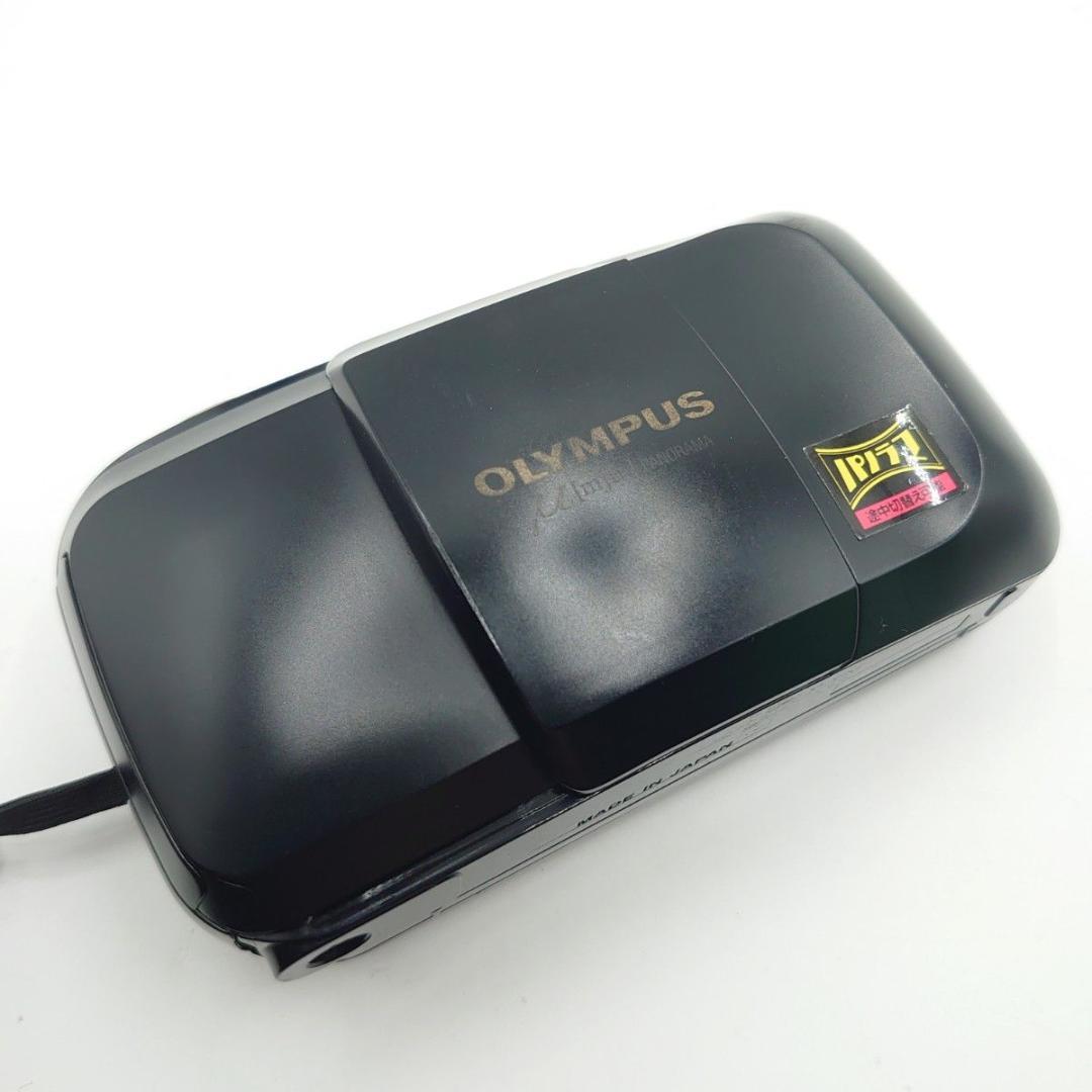 OLYMPUS コンパクトフィルムカメラ mju パノラマ ブラック　ケース付