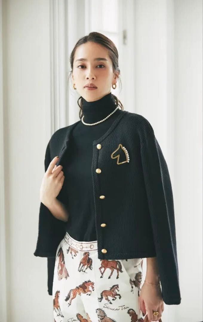 専用　SEVEN TEN by miho kawahito ブローチ　お馬さん