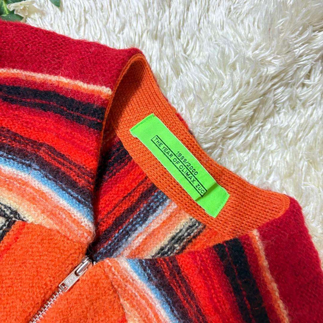 美品　ZUCCa/ズッカ ウール　ニット　ジャケット　レディースM ヴィンテージ