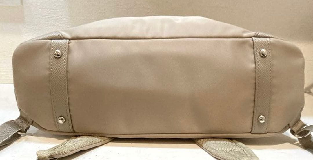 【美品】ace.GENE エルビーサック2 リュックA4 ベージュ