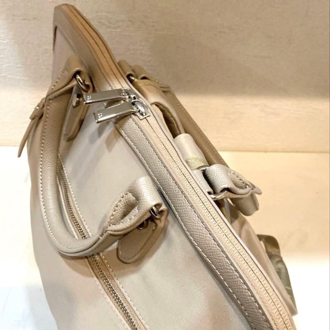 【美品】ace.GENE エルビーサック2 リュックA4 ベージュ