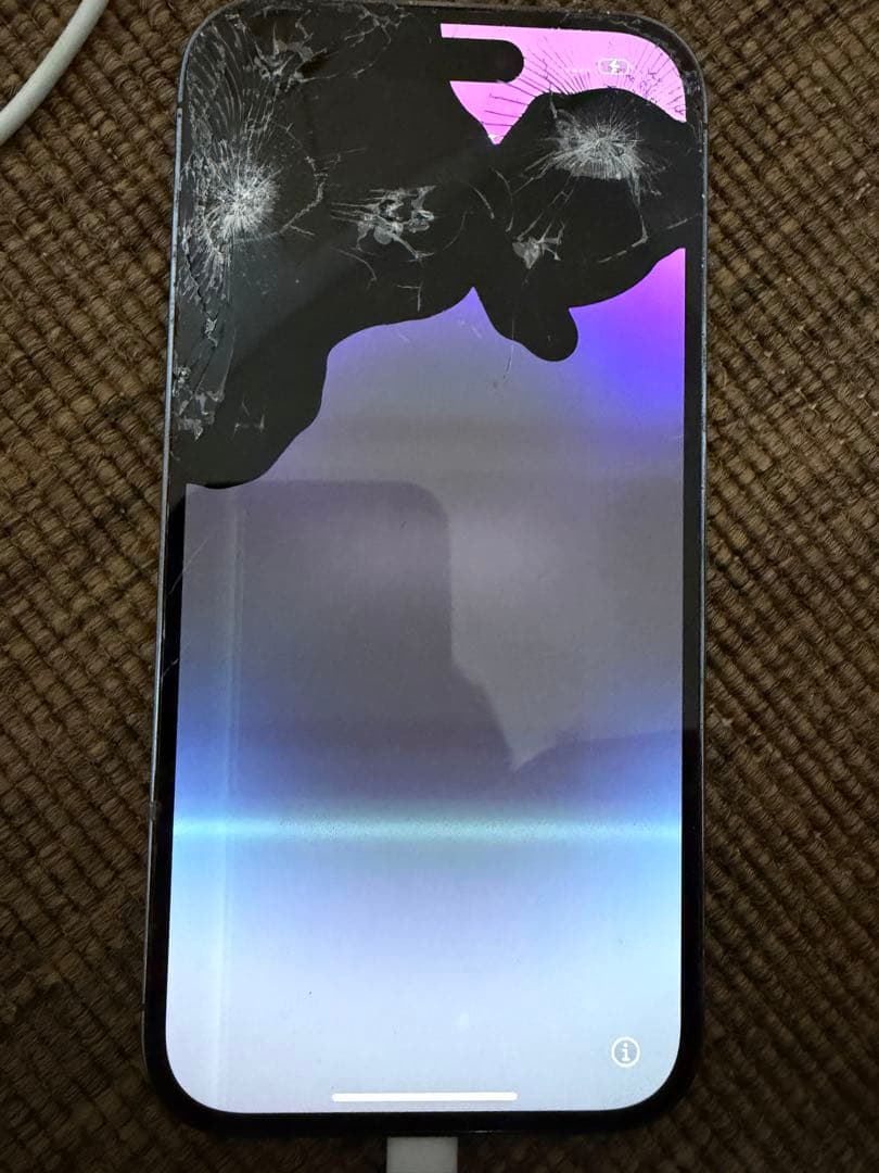 【ジャンク品】Apple iPhone 14 Pro 128GBディープパープル