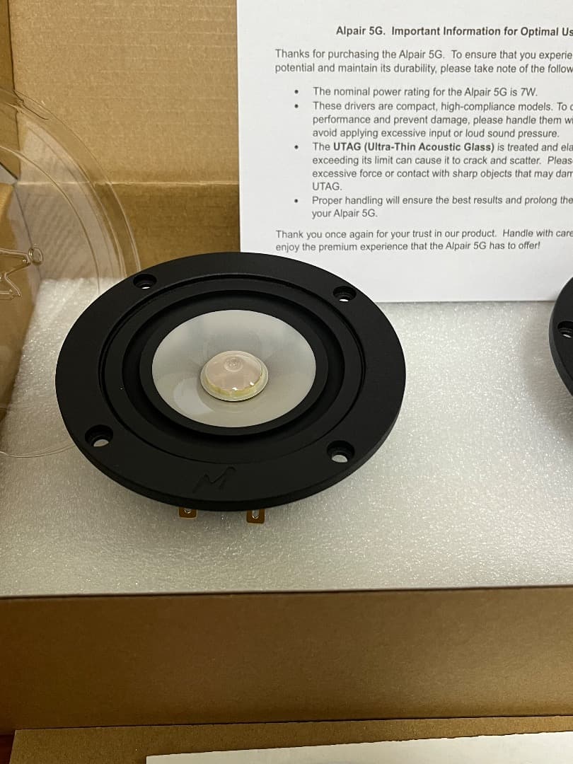 MarkAudio 8cmフルレンジ Alpair5G(ペア)