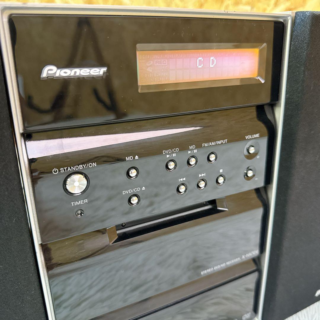 Pioneer X-HA7DV-K DVD CD MD FM/AM マルチコンポ