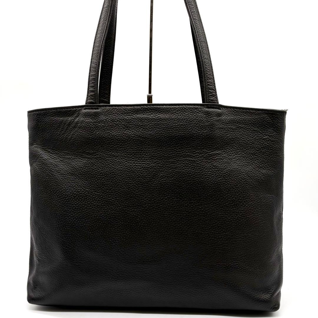 【極美品】ハッシュタグ トートバッグ レザー 肩掛け A4可 ブラック