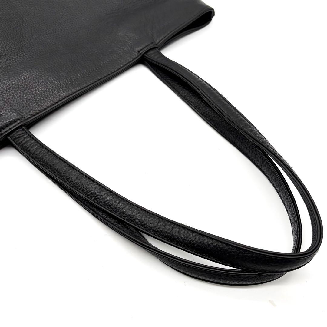 【極美品】ハッシュタグ トートバッグ レザー 肩掛け A4可 ブラック