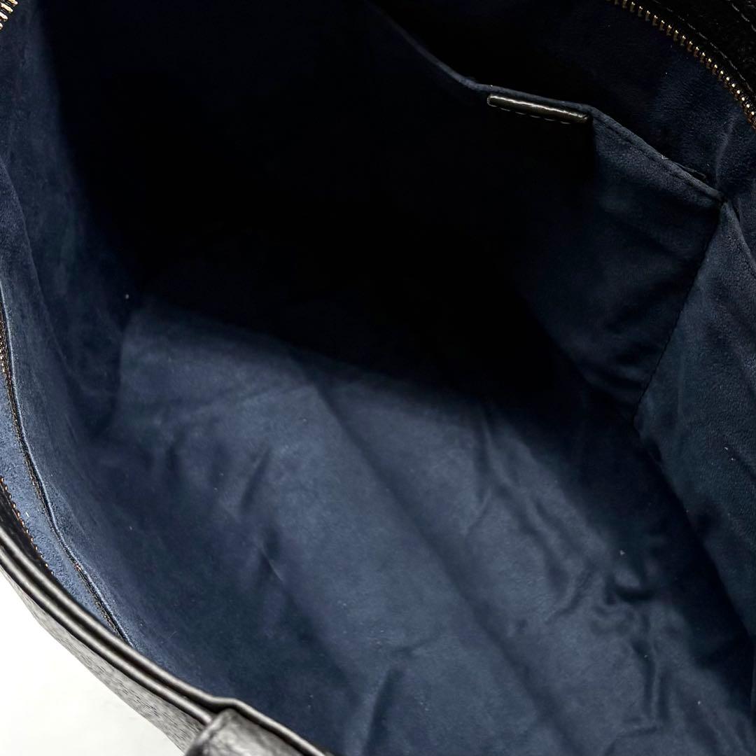 【極美品】ハッシュタグ トートバッグ レザー 肩掛け A4可 ブラック