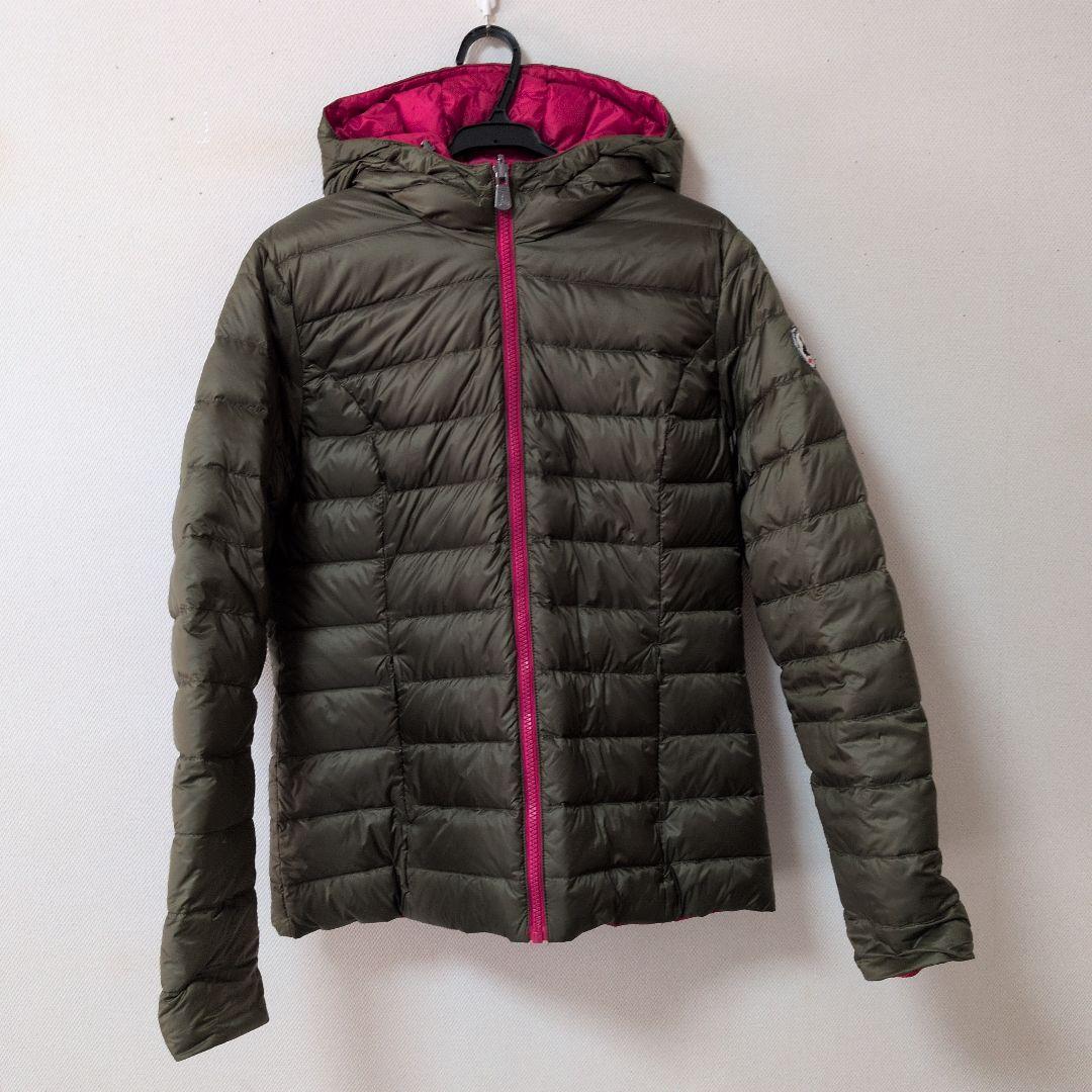 ✿ジョット　JOTT リバーシブルダウンジャケット✿　オリーブ　レッド