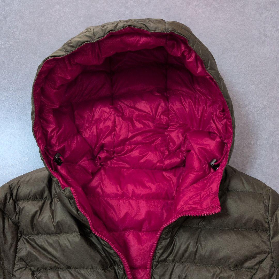 ✿ジョット　JOTT リバーシブルダウンジャケット✿　オリーブ　レッド