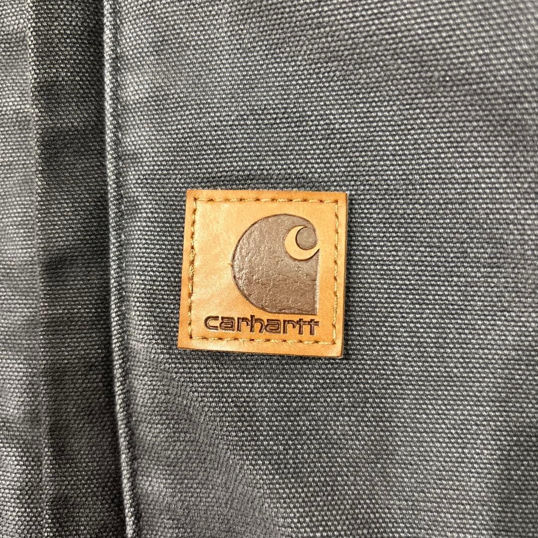 CarharttカーハートダックベストフードダークグレーM