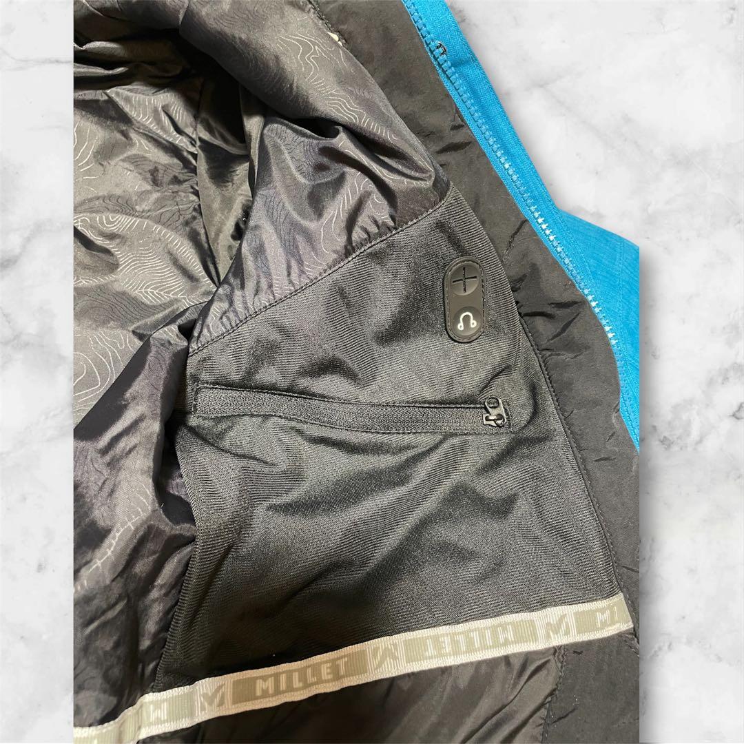 MILLET レディース スキーウェア M 上下セット ブルー 裾上げ済 防水