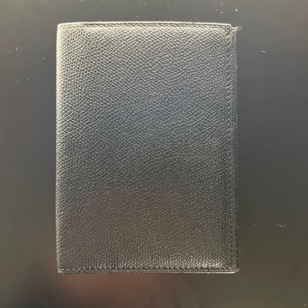 Valextra パスポートケース 黒 レザー