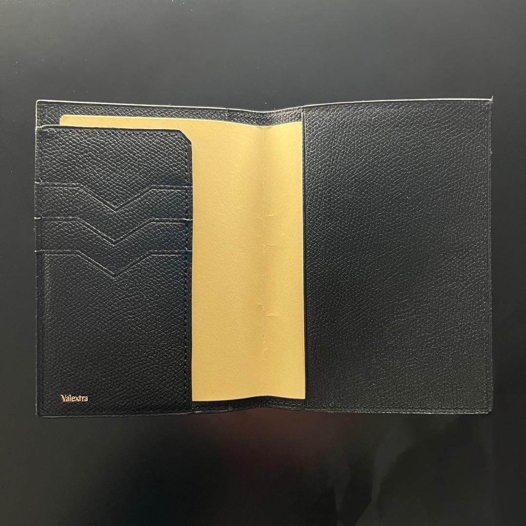 Valextra パスポートケース 黒 レザー