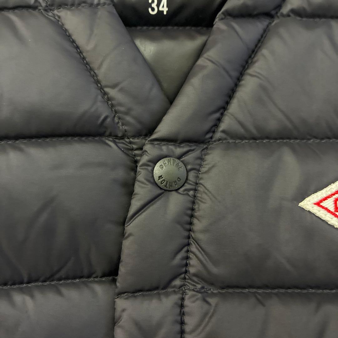 DANTON ダウンベスト 34 ブラック　インナーダウン　ダントン