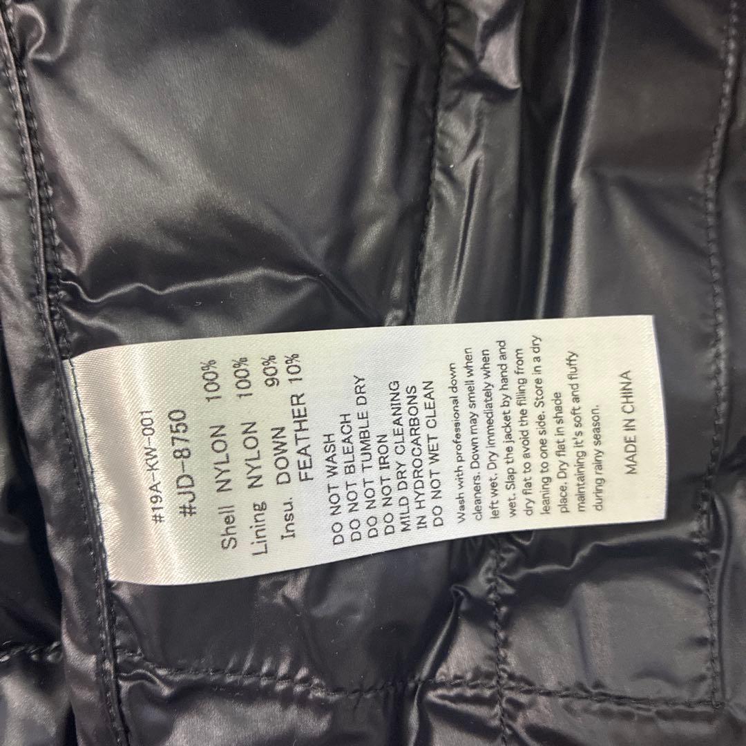 DANTON ダウンベスト 34 ブラック　インナーダウン　ダントン