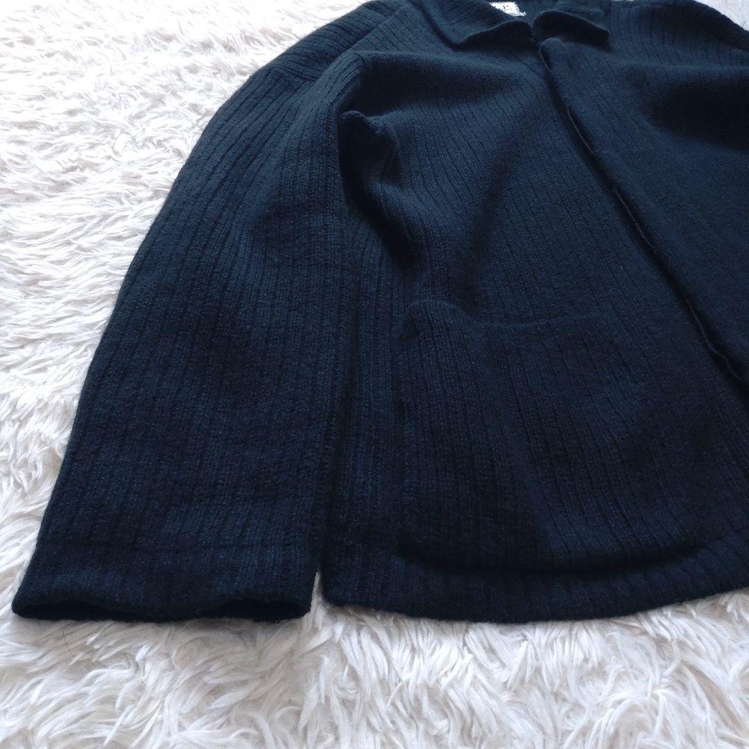 イタリア製 C.P. Company アンゴラ混 ニットカーディガン ブラック