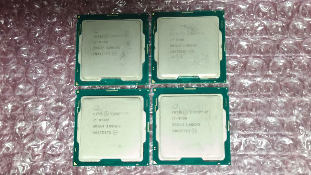 core i7 9700 9700F 4個まとめ売り動作確認済み