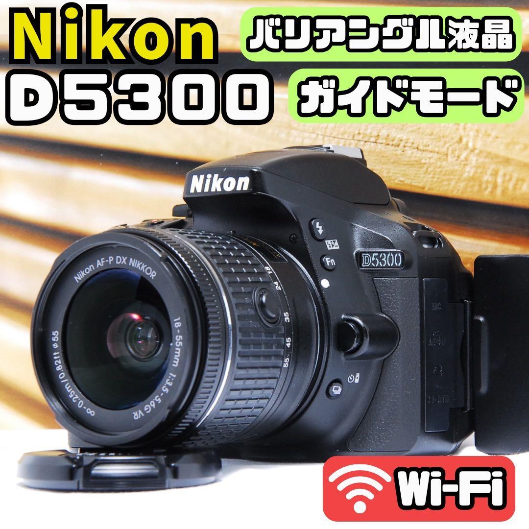 一眼レフ ニコン D5300 AF-P バリアングル Wi-Fi カメラ