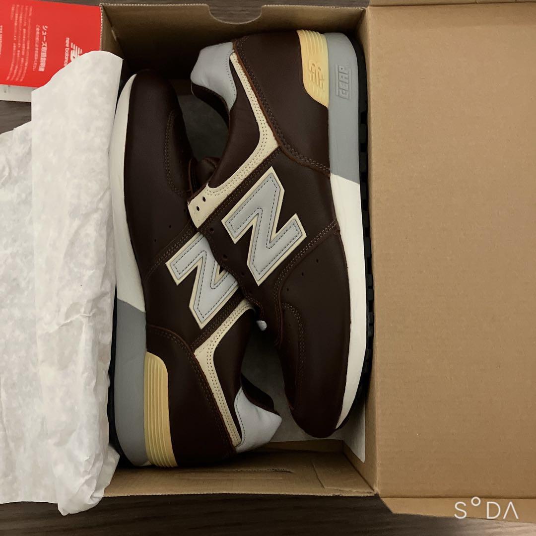 【にゃん】ニューバランス M576CH（茶） 27cm（プー171）