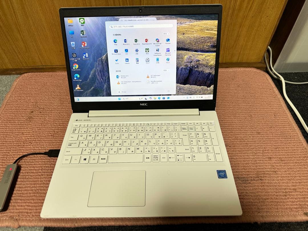すぐ使用可能： NEC PC-NS150NAW Win11 Office 付き