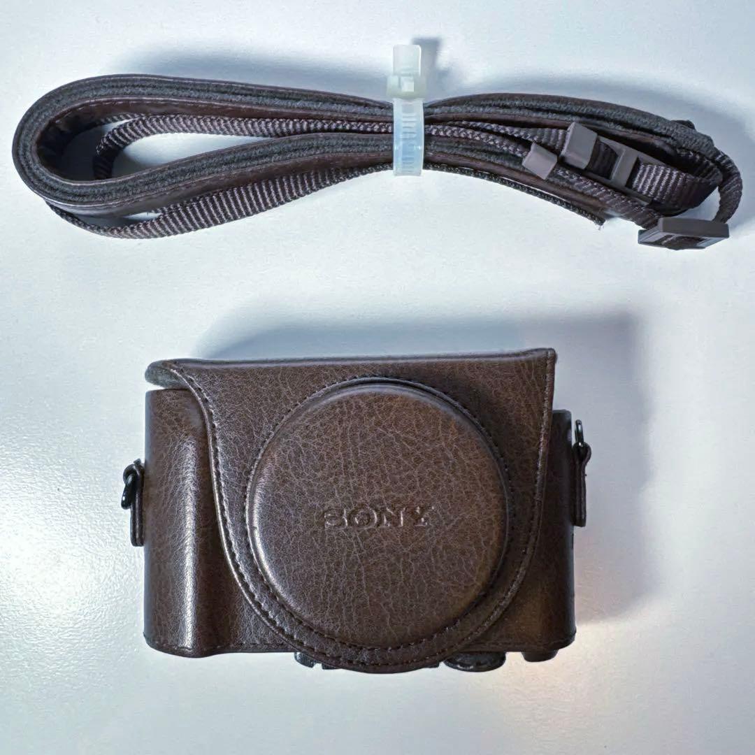 ■ソニー■サイバーショット■DSC-HX90V■充電器■革製ジャケットケース