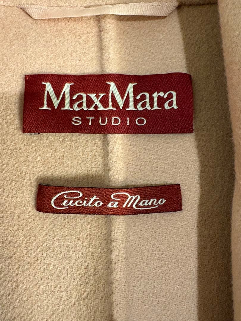 MaxMara ピンク チェスターコート