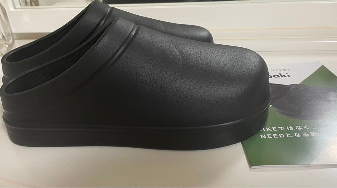 Racbaki(ラクバキ) イージーサボ　ブラック 26.0〜27.0cm