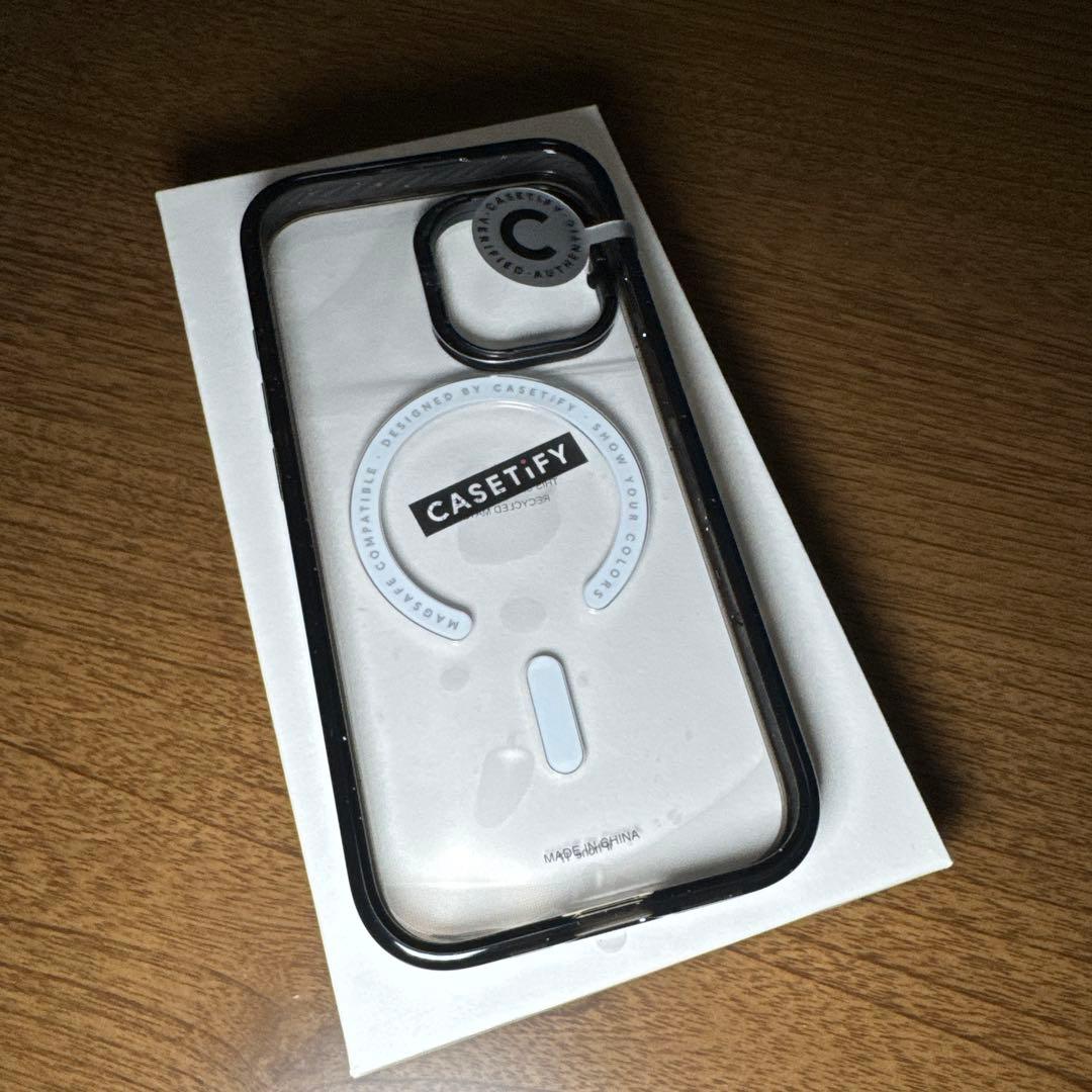 CASETiFY iPhone17用ケース クリア/ブラック