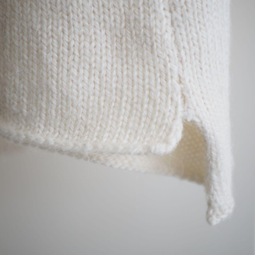 SEEALL ラマ ロールアップスリーブ ニット