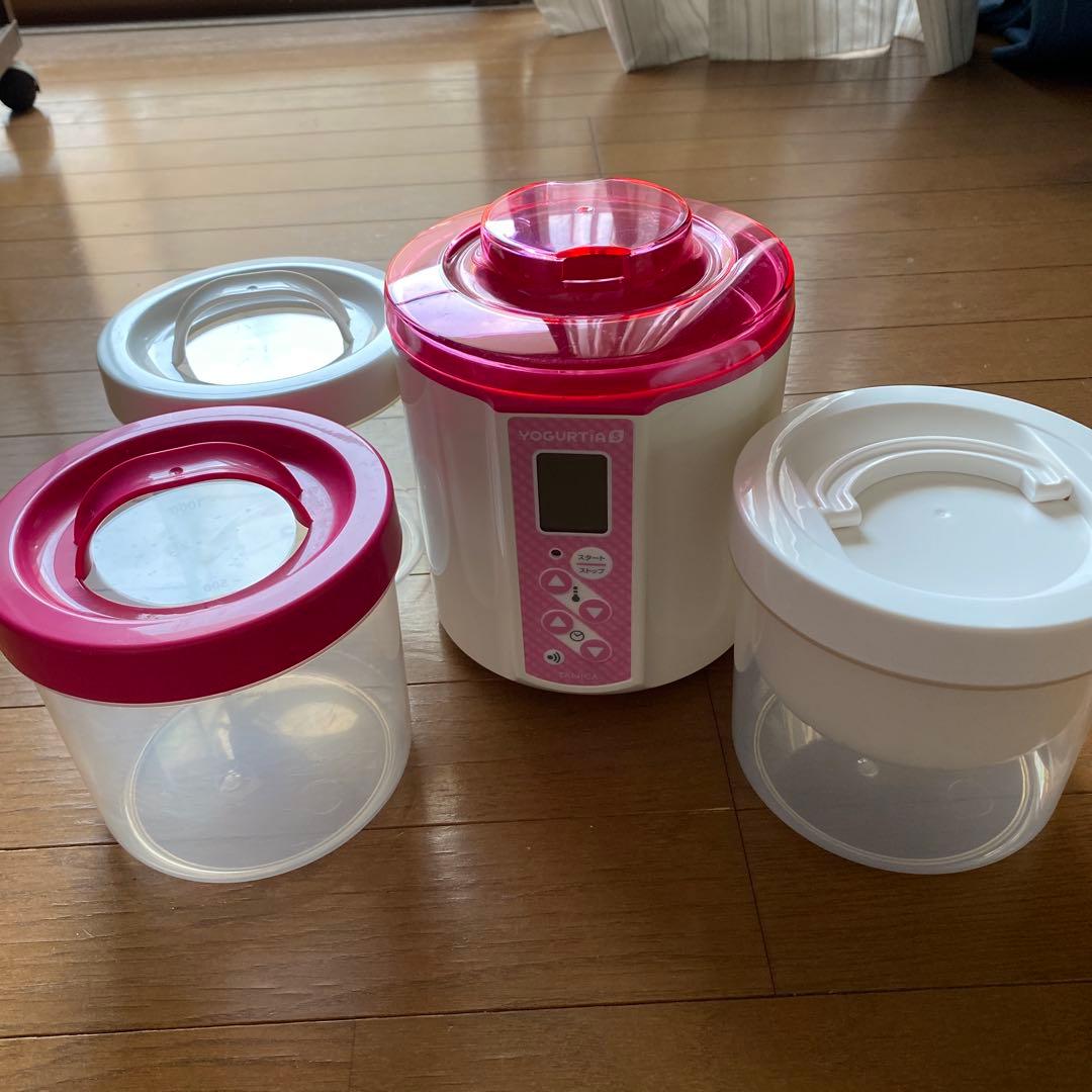 【美品】タニカ　ヨーグルティアS YS-01&水切りバスケット(レシピ付)