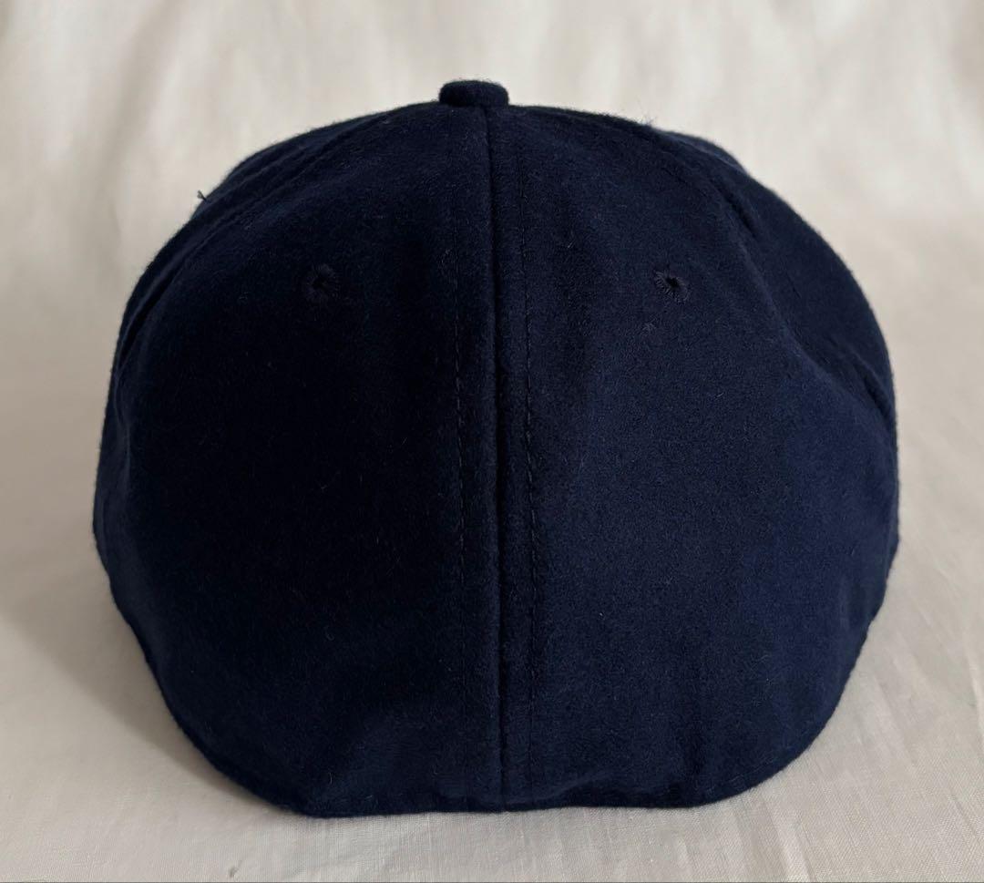 【希少】未使用USA製EBBETS FIELDキャップ ネイビー ウール NY