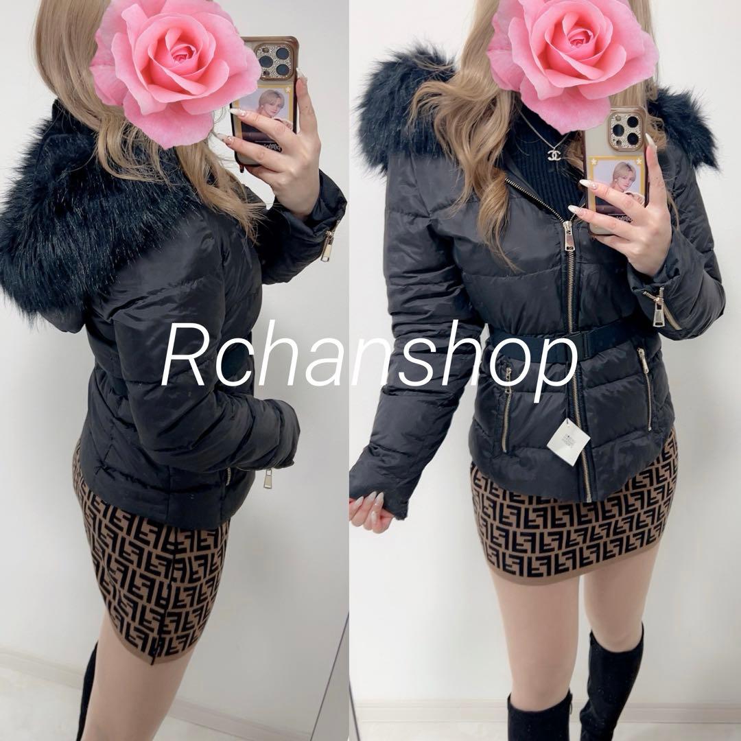 ♡ZARA♡フードファー付きダウンジャケット　ジェイダ　リゼクシー　ムルーア好