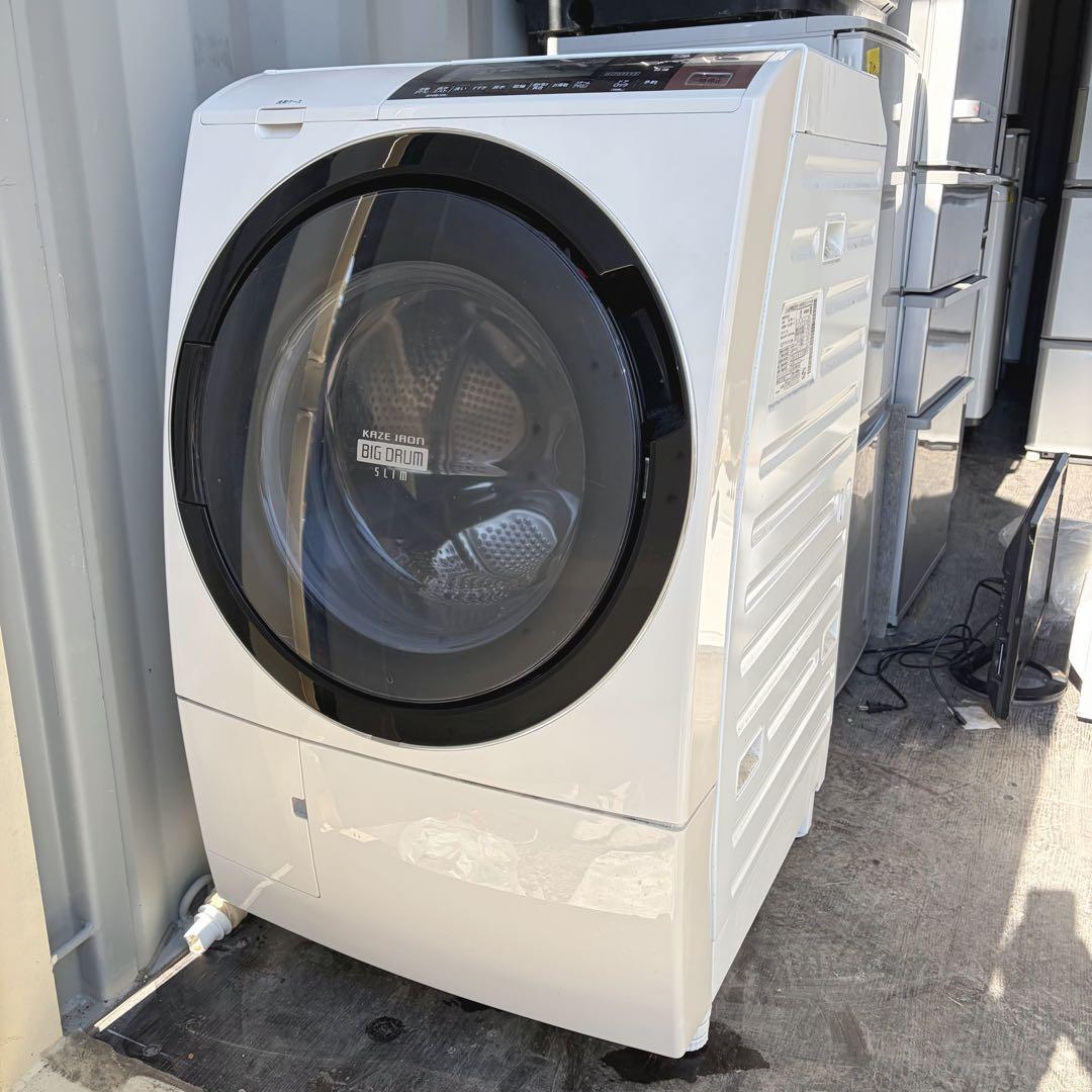 取付無料！完動品！日立熱乾燥搭載！スタンダードタイプ 11kgドラム式洗濯機