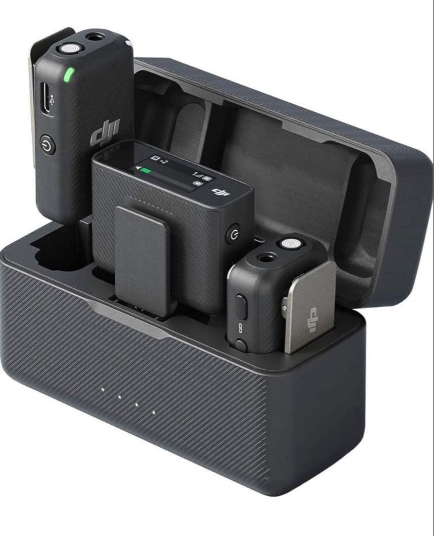 DJI Mic セット（トランスミッター×2 + レシーバー×1 + 充電ケース