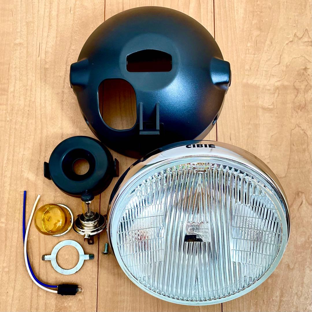 爺倶楽部！　極美品 シビエ 凹み ヘッドライト 当時物 CIBIE