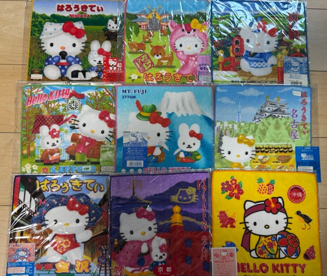 ご当地キティ プチタオル 37種類 セット 激レア品