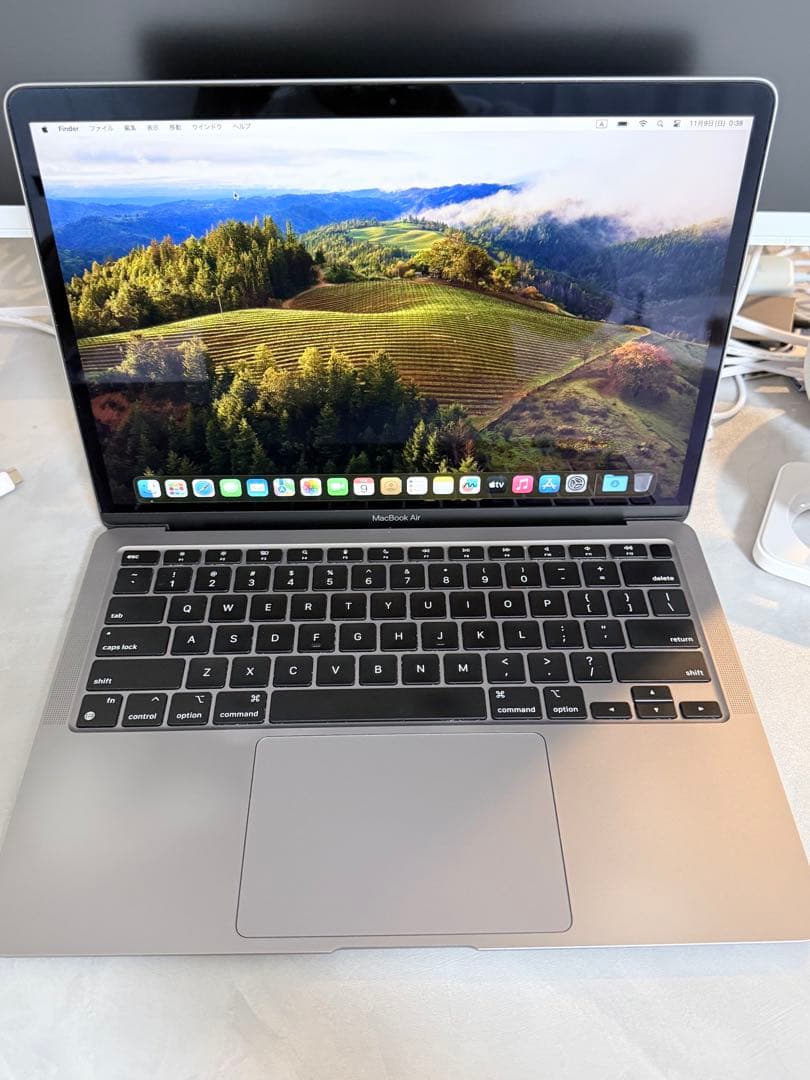【M1】MacBook Air 256GB メモリ16GB(USキー)